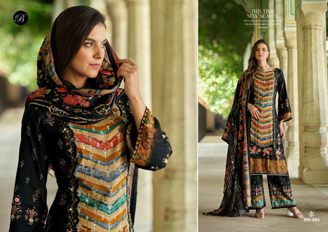 Shaheen By Belliza Viscose Rayon Digital Printed Dress Material Wholesale Shop In Surat